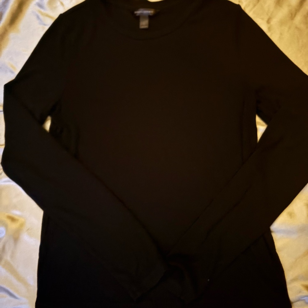 Banana Republic Black Long Sleeve Tee